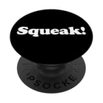 Squeak! Éventail amusant pour animal de compagnie, souris et rat PopSockets PopGrip Adhésif