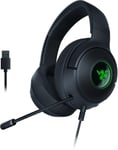 Kraken V3 X USB - Casque de Jeu Filaire USB - ultralégère avec 285g (Haut-parleurs de 40mm Triforce, Micro cardioïde HyperClear, Son Surround¿7.1, Chroma RGB) Noir