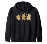 Star Wars Character Gingerbread Portrait Zip Hoodie