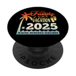 Family Vacation 2025 Summer Trip Making Memories Together PopSockets PopGrip Adhésif