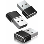 Memkey - Adaptateur usb c Femelle vers usb a Mâle 3-Pack-Chargeur Type c usb a Convertir pour Apple Watch 7,iPhone 11 12 13 Pro Max se 3,14,iPad Air