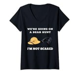 Womens Going on a Hunt For Bears Gear Cute Kids V-Neck T-Shirt