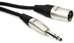 Hosa HSX-003 PRO Câble TRS vers XLR3H Noir