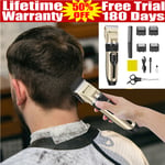 Professional Electric Mens Hair Clippers Shaver Trimmers Cordless Beard Machine