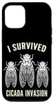 iPhone 12/12 Pro Survived Cicada Invasion Insect Bug Infestation Cicadas Case