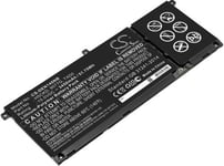 Kompatibelt med Dell Inspiron 13 7306 2-in-1, 15.0V, 3450 mAh