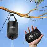 Compact Portable Small Petite Travel Camping Pocket Shower Water Proof Fabric