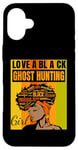 iPhone 16 Plus Black Independence Day - Love a Black Ghost Hunting Girl Case