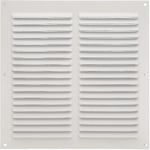 Amig - Grille de ventilation carrée en Aluminium avec moustiquaire | Grilles d'aération pour sortie d'air | Idéal pour plafond de cuisine et salle de bain | Dimensions : 200 x 200 mm | Couleur: Blanc