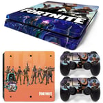 Kit De Autocollants Skin Decal Pour Console De Jeu Ps4 Slim Corps Entier Fortnite Fortnite, T1tn-Ps4slim-1860