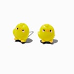 Claire's Glow In The Dark Yellow Chicks Stud Earrings