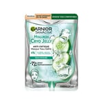 Garnier SkinActive - Masque Tissu Visage Gélifié Anti-Fatigue À L'Acide Hyaluronique - Formule Vegan - Effet Rafraîchissant - Pour Tous Types de Peaux