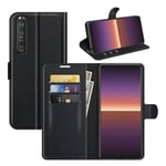 Sony Xperia 1 Iii      PU Wallet Case    [Black]