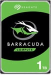 Seagate Barracuda 1 TB internal Hard Drive HDD, 3.5 Inch, 7200 1TB, BarraCuda 