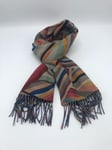 Paul Smith SWIRL Snakeswirl Wool and Cashmere blend SCARF in bag *Made in Italy*