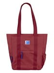 Oxford B-Trendy, Sac fourre-tout d'épaule ou bandoulière 34 cm, poche rembourrée pour ordinateur portable, polyester recyclé RPET, Bordeaux, rouge, 34x31x12cm, Décontracté