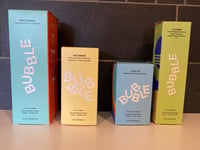 BUBBLE SKINCARE 4 STEP Set Cleanser Day Dream Serum Level Up Moisturiser Plus 1