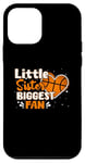 Coque pour iPhone 12 mini Funny Little Sister - Grande fan de basket-ball pour filles