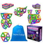 Desire Deluxe Magnetic Building Blocks 30pc Construction Toys Set for Kids Game