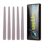 Pink Taper Dinner Candles  9" 24cm Candle Unscented 7 Hour Burn Time 5 Pack