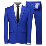 Costume Homme Uni 3 Pièces De Slim Fête Soirée Mariage Business Fit Grande Vêtements Masculin Wz227