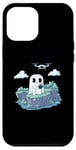 Coque pour iPhone 12 Pro Max Drone drôle fantôme volant Halloween RC Quadrocopter fantôme