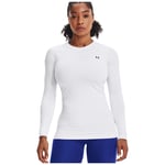 Under Armour Ladies Baselayer ColdGear Crew Neck Undershirt Long Sleeve UA 2024