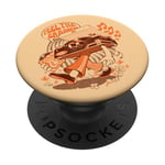 Feel The Groovy Vintage LP Old Still Cool, amateur de musique des années 70 PopSockets PopGrip Adhésif