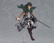 SNK ATTAQUE DES TITANS FIGURINE LEVI FIGMA 14 cm MAX FACTORY OFFICIEL DISPO