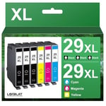 LOFBLAT 29XL Compatible pour Epson 29 29XL Cartouche d'encre pour Epson Expression Home XP-235 XP-255 XP-245 XP-345 XP-352 XP-445 XP-452 XP-432 XP-335 XP-342 (Noir Cyan Magenta Jaune, 6 Pack)