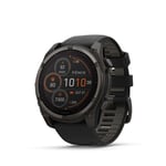 Garmin Fenix 8 Sapphire Solar Titane 51mm Carbon Gray