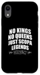 Coque pour iPhone XR No Kings No Queens Just Scopa Legends Jeux de cartes drôles Scopa