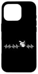 Coque pour iPhone 16 Pro Drums Heartbeat Musicien Groupes de musique Vintage Batterie Batteur