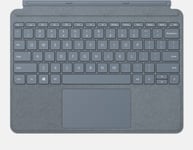 Microsoft Surface Go Type Cover - Clavier - avec trackpad, accéléromètre - rétroéclairé - Français - bleu iceberg - pour Surface Go, Go 2