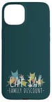 Coque pour iPhone 15 Plus Cat Tax Family Discount! Social Media Meme Fun