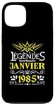 Coque pour iPhone 13 Les légendes sont nées en Janvier 1985 Anniversaire Cadeau