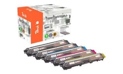 Multipack plus peach compatible avec brother tn-241 245 series peach kompatible toner+tinte pt641