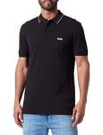 BOSS Mens Paule 4 Cotton-piqué Slim-fit Polo Shirt with Tonal Logo