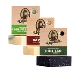 Dr. Squatch All Natural Soap Bar for Men, 3 Bar Variety Pack 5oz - (3 x 5oz)