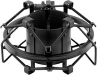 Studio Shockmount 45 Microphone Support Universel Adaptation Suspension élastique Antichoc pour micro de studio avec diamètre de 45 à 46mm. Adaptateur fileté 3/8¿¿ ¿ 5/8¿¿ inclus. Qualité Pro.