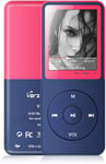 Lecteur MP3, HiFi Lecteur de Musique Numérique 1.8 TFT Écran 8Go Supporte Carte SD 64Go, Radio FM, Enregistreur Vocal, Lecteur ebook