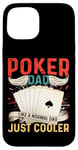 Coque pour iPhone 15 Jeu de cartes de poker Jetons de jeu Bluff