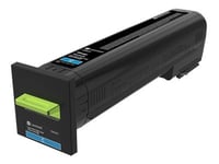 82K2UC0 Lexmark Toner Cyan Ultra Høykapasitet Return (55.000 sider)