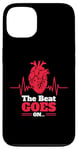 iPhone 13 The Beat Goes On Wear Red Heart Disease Awareness Valentines Case