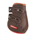 Zandonà Carbon Air Classic Evo Active-Fit Fetlock Protections pour Chevaux, E2158Bnl+BN, Marron, L+