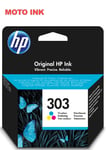 HP 303 Standard Capacity Colour Original Ink Cartridge for HP ENVY Photo 6234 Al