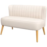 Rootz 2-sits soffa - Retrodesign - Scandi Style - Bekväm stoppning - Maximal stabilitet - Lättskött tyg - 117W x 56,5D x 77H cm