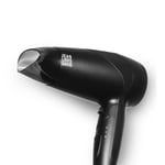 JEAN LOUIS DAVID - Little Hair Dryer - Petit Sèche-Cheveux Compact et Léger pour Voyage - 2 Réglages de Vitesse - Fonction Air Frais - avec Embout - Manche Pliable - Format Nomade