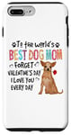 Coque pour iPhone 7 Plus/8 Plus Chihuahua Best Dog Mom Valentines Day Funny Puppy Dogs