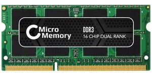 CoreParts DDR3 - 4 GB - SO DIMM 204-pin - 1066 MHz / PC3-8500 - CL7 - 1.5 V - ikke-bufret - ikke-ECC